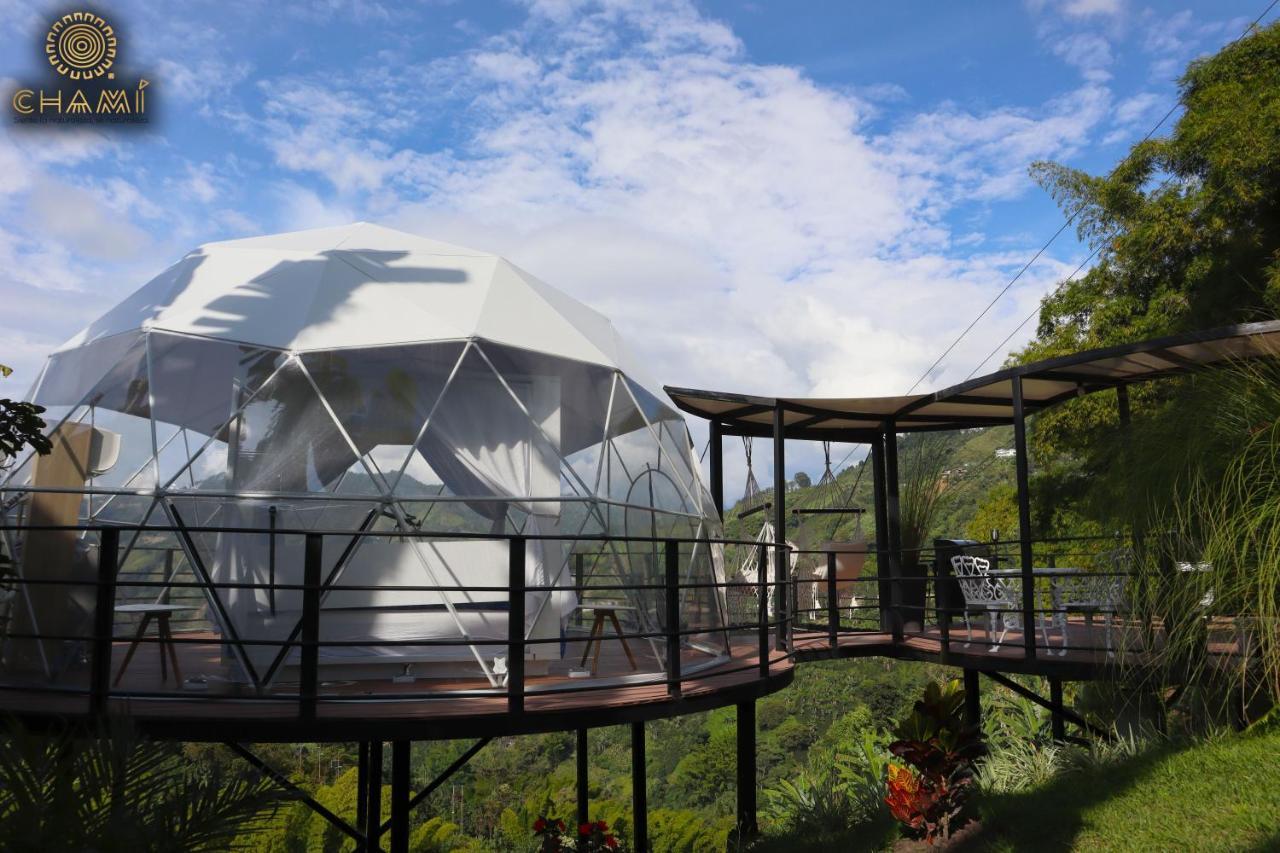 Вилла Chami Glamping Манисалес Экстерьер фото
